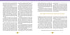 A two-page spread from "The Crystal Spirit Talking Board and Guidebook" by Schiffer Publishing, Ltd. features black text on white pages, gold accents at the bottom, a purple patterned top border, and a gold-highlighted crystal-inspired heading.