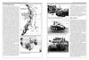 A two-page spread from Schiffer Publishing’s "11th Waffen-SS Freiwilligen Panzergrenadier Division 'Nordland'" features maps, diagrams, photos, and text on the division's deployments during early World War II attacks on the Narva Front.