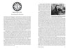 A two-page spread from Schiffer Publishing, Ltd.'s "The Spray and Pray Squadron": Left—heading Chapter Five: Bombing in Burma with airplane icon and two columns on B-25 Mitchells; Right—a vintage photo with continued text.