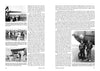 A two-page spread from Schiffer Publishing's "The Spray and Pray Squadron" shows B&W photos of WWII soldiers and B-25 bombers, with multi-column text and captions on the Chinese-American Composite Wing in the China-Burma-India theater.