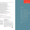An open book shows copyright details on the left and a red Contents heading with chapters on the right, set against blue—a great choice for fans of The ČZ Models 50 and 70 by Schiffer Publishing, Ltd.