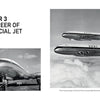 A photo spread features the De Havilland DH.106 Comet—the first commercial jet airliner—on the ground and in flight, highlighting its 1950s curves in this illustrated history from Schiffer Publishing, Ltd.