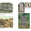 A collage for "The Adriatic Affair" by Schiffer Publishing, Ltd. features two vintage harbor and ship scenes (including Le Lyonnais) on the left and four historic gravestone photos with location captions on the right.