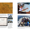 A collage for "The Adriatic Affair" by Schiffer Publishing, Ltd.: a vintage map, captain with chart, mariner certificate, Jonathan Durham house, people on a dock, and a group preparing near the Le Lyonnais shipwreck site.