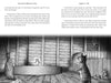 A black-and-white illustration from "Mac and the Millstone of Time" (Schiffer Publishing, Ltd.) shows three mice in Old Wye Mill—one stands on a stone, speaking to the others by spilled grain as sunlight streams through the wall. Ideal for early chapter books.