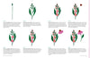 Happy Flower Painting for Beginners by Schiffer Publishing, Ltd. is a step-by-step guide to painting gladiolus and coneflowers with acrylics, teaching beginners to create stems, leaves, buds, and flowers using various brush strokes and colors.