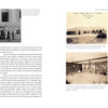 A two-page spread from Schiffer Publishing, Ltd.'s Curtiss Aerocar shows text about its inventor Glenn H. Curtiss and a photo of a "SHERMAN, TEX. TO NEW YORK" bus on the left, with four vintage travel trailer scenes on the right.