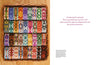 Pick-Up Bandweaving Designs by Schiffer Publishing, Ltd. features colorful, intricately woven bands with unique Baltic-style geometric patterns, neatly arranged to showcase a vibrant mix of colors and textures.