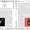 A two-page spread from Schiffer Publishing, Ltd.'s "Hallowed by Their Name" shows a chapter title, decorative borders, and a band guitarist photo on the left, with text and an orange cassette tape image on the right.