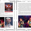 Two pages from Schiffer Publishing, Ltd.'s "Hallowed by Their Name" show Iron Maiden performing live, the En Vivo! album cover, and describe a Toronto concert and the band's tour.