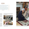 In a cozy room with a brick fireplace, someone weaves fiber art at a vertical loom. Inspired by "Marking Time with Fabric and Thread" from Schiffer Publishing, Ltd., vibrant yarn strands form a tapestry of creative daily practice.