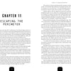 Two pages from "A Killer at the Door" by Schiffer Publishing, Ltd. The left page begins Chapter 11, exploring a family's farming struggles during COVID-19 and connecting them to the Chester County manhunt with quotes about adaptation and farm life.