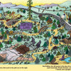 Maze Play by Schiffer Publishing, Ltd. features a vibrant map of Fairy-Tale Land—filled with castles, forests, and a giant beanstalk—creating an engaging interactive maze book that encourages critical thinking and sparks kids’ imaginations.
