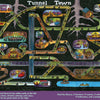 Maze Play by Schiffer Publishing, Ltd. is an illustrated map of “Tunnel Town,” featuring underground rooms connected like a maze with tunnels, ladders, and stairs. Explore a library, kitchens, canoe spot, treehouse, and even find a penguin by the water!.