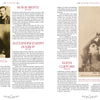 A two-page spread from "To the Hilt" by Schiffer Publishing, Ltd. shows vintage photos of sword swallowers and text biographies for Bob Roberts, Alexander Joseph Dourof, and Edith Clifford, with images of performers holding swords in their mouths.