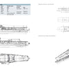 A detailed table compares the specifications of Kaga and Akagi, with technical line drawings showcasing each aircraft carrier's layout and structure. Published by Schiffer Publishing, Ltd.