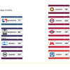 Transit Tourism" by Schiffer Publishing, Ltd. features subway-style graphics with city names and logos, organized by continent and route, celebrating transit systems and design in North America, Europe, South America, and Asia.