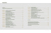 Table of contents from "The Israeli Armored Corps" by Schiffer Publishing, Ltd., listing chapters on IDF tank history with page numbers in orange and chapter titles in grey on a white background.