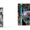 Vintage New York City Subway Signs by Schiffer Publishing, Ltd. showcases a collage of historic subway sign photos, featuring street staircases, round light globes, and early IRT/BMT vintage signage from mid-20th-century New York.