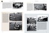 Two pages from *Nose Art of the 5th Air Force* by Schiffer Publishing, Ltd. feature black-and-white photos of WWII aircraft with shark mouth nose art and their Pacific theater crews, plus captions detailing each plane’s history.