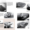 Nose Art of the 5th Air Force by Schiffer Publishing, Ltd. features a two-page spread of WWII Pacific theater aircraft nose art, showcasing black-and-white photos of pin-up girls like “Helen-Flo,” “Lonesome Cherry,” and “Dream Girl” with captions.