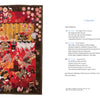 On the left, "Kawaii Appliqué Quilts from Japan" by Schiffer Publishing, Ltd. displays a colorful quilt with people, animals, flowers, and Hawaii-themed motifs; on the right is the book’s table of contents on a white background.