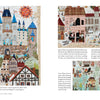 A collage quilt featuring delightful designs from "Kawaii Appliqué Quilts from Japan" by Schiffer Publishing, Ltd., inspired by Japanese quilting and kawaii styles.