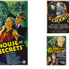 The Art of Classic Crime and Mystery Movies by Schiffer Publishing, Ltd. features posters with text, celebrating iconic crime and mystery films—ideal for movie poster collectors and film history enthusiasts.