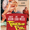A vintage movie poster featured in The Art of Classic Crime and Mystery Movies from Schiffer Publishing, Ltd. shows a dramatic embrace and the tagline "The strangest vengeance ever planned!" with bold stars and credits displayed.