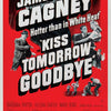 The Art of Classic Crime and Mystery Movies by Schiffer Publishing, Ltd. features vintage posters like Kiss Tomorrow Goodbye, highlighting James Cagney in dramatic red and black tones with bold text for a classic mystery vibe.
