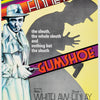 Poster for The Art of Classic Crime and Mystery Movies by Schiffer Publishing, Ltd. features a detective in trench coat and fedora with gun, his shadow behind him. Tagline: the sleuth, the whole sleuth, and nothing but the sleuth.