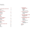 Table of contents pages from Folding Knives by Schiffer Publishing, Ltd., featuring chapters like Practical Folding Knives, Blade Shapes, Locking Systems, Knife Fans, and an appendix with page numbers in red and black.