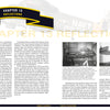 An open book spread from Schiffer Publishing, Ltd. features "Chapter 13 Reflections" in bold yellow and black, with a faded WWII Navy aircraft background, two black-and-white photos, and Kaman H-2 Seasprite military helicopter history.