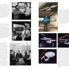 A collage of black-and-white and color photos from "Inspired Enterprise" by Schiffer Publishing, Ltd. shows people with the USS Enterprise model and museum displays, highlighting its impact on NASA and aerospace history with detailed captions.
