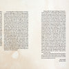 A two-page spread from Schiffer Publishing, Ltd.'s The Cut-Ups 2 features an INTRODUCTION with text at left and center, while the right side showcases a bold tattoo-style illustration of a flaming horned skull with black smoke and three stars on a light background.