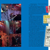 A collage for Schiffer Publishing, Ltd.’s DIO: The Unholy Scriptures shows a long-haired guitarist rocking with Dio on stage, surrounded by vintage Holy Diver concert tickets and a black-and-white event flyer on a blue background.