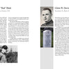 Two black-and-white pages from Stone Tapestry by Schiffer Publishing, Ltd. highlight Colonel Earl H. “Red” Blaik and Glenn W. Davis with text, historic photos, their West Point gravestones, and uniformed portraits.