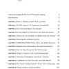 The table of contents in "Programming Your Lucid Dreams" by Schiffer Publishing, Ltd. features a butterfly at the top and lists chapters on lucid dreaming, dream analysis, spirit harmony, parallel lives, and maintaining a dream journal with page numbers.