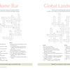 Enjoy two relaxing MindfulMoments Crosswords from Schiffer Publishing, Ltd.: “Home Bar” and “Global Landmarks.” These side-by-side puzzles with clues, partially filled grids, and fun facts are perfect for self-care crossword fans.