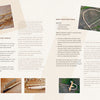 Fiber Craft Heritage by Schiffer Publishing, Ltd. is an instructional guide with photos and text on crafting a rope-twisting paddle and hook using carved wood, natural fibers, and twine, plus close-ups of the finished tools on wood.