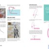 The Embroidery Handbook for Beginners by Schiffer Publishing, Ltd. features illustrated step-by-step guides, photos, and tips—including advice on collapsible beading needles—making it an ideal embroidery guide for learning new techniques.