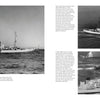 Three black-and-white photos depict the US Coast Guard Cutter 37 at sea from various angles, showcasing its structure and deck details. Text by Schiffer Publishing, Ltd. appears beside the images.