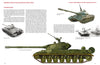 A page in "Armored Forces of Russia and the Soviet Union" by Schiffer Publishing, Ltd. features the Soviet T-10 heavy tank with a color side view, action shot, B/W photo, and detailed technical and historical info.