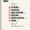 Table of contents page for Schiffer Publishing, Ltd.'s "Vintage Country," featuring bold section titles: Old-Time Music, The Radio Years, Cowboy & Western Music, Western Swing, Honkytonk & Heart Songs, Bluegrass—classic country’s spirit.
