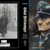 The image displays the front, spine, and back cover of "Oskar Dirlewanger" from Schiffer Publishing, Ltd., featuring a painting of the Waffen-SS officer, historical photographs, and information about the author.