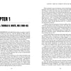 Two pages from "Doolittle Raid Doctor" by Schiffer Publishing, Ltd.: the left page begins Chapter 1, "Meet Dr. Thomas Robert White, MD (1909–92)," with his first-person WWII account; the right page continues the chapter.