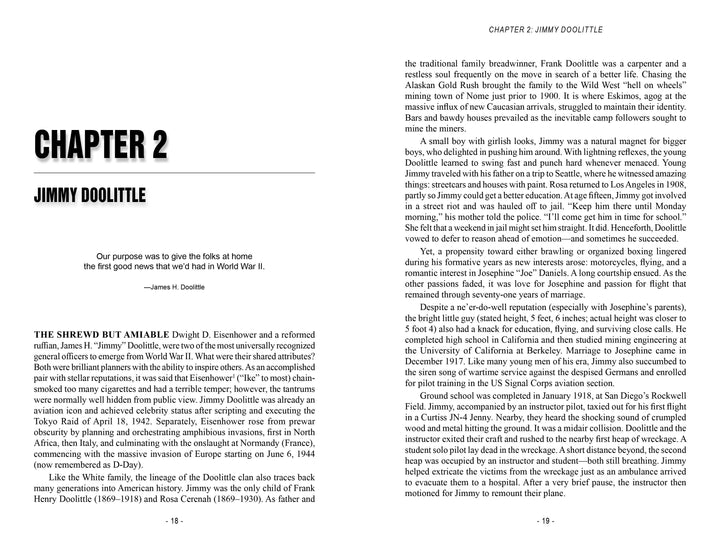 A page from "Doolittle Raid Doctor" by Schiffer Publishing, Ltd. shares Dr. Thomas Robert White’s first-person WWII account of his experiences during the Doolittle Raid.