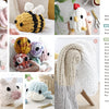 Get Started in Finger Knitting by Schiffer Publishing, Ltd. features soft pastels and cozy yarns, offering project patterns and finger knitting basics, from plush animals like bees and unicorns to textured blankets with chunky yarn.
