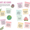 Schiffer Publishing, Ltd.'s "KindKids Let's Draw Nature" is a colorful illustrated guide featuring a green caterpillar, step-by-step drawing lessons for kids, sticky notes with kind activities, and drawings of leaves and a flower.