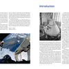 In "Apollo 1 in Photographs" by Schiffer Publishing, Ltd., the left page has a Foreword and astronaut photo above Earth; the right page features the Introduction and a black-and-white Apollo moon-landing archive image.